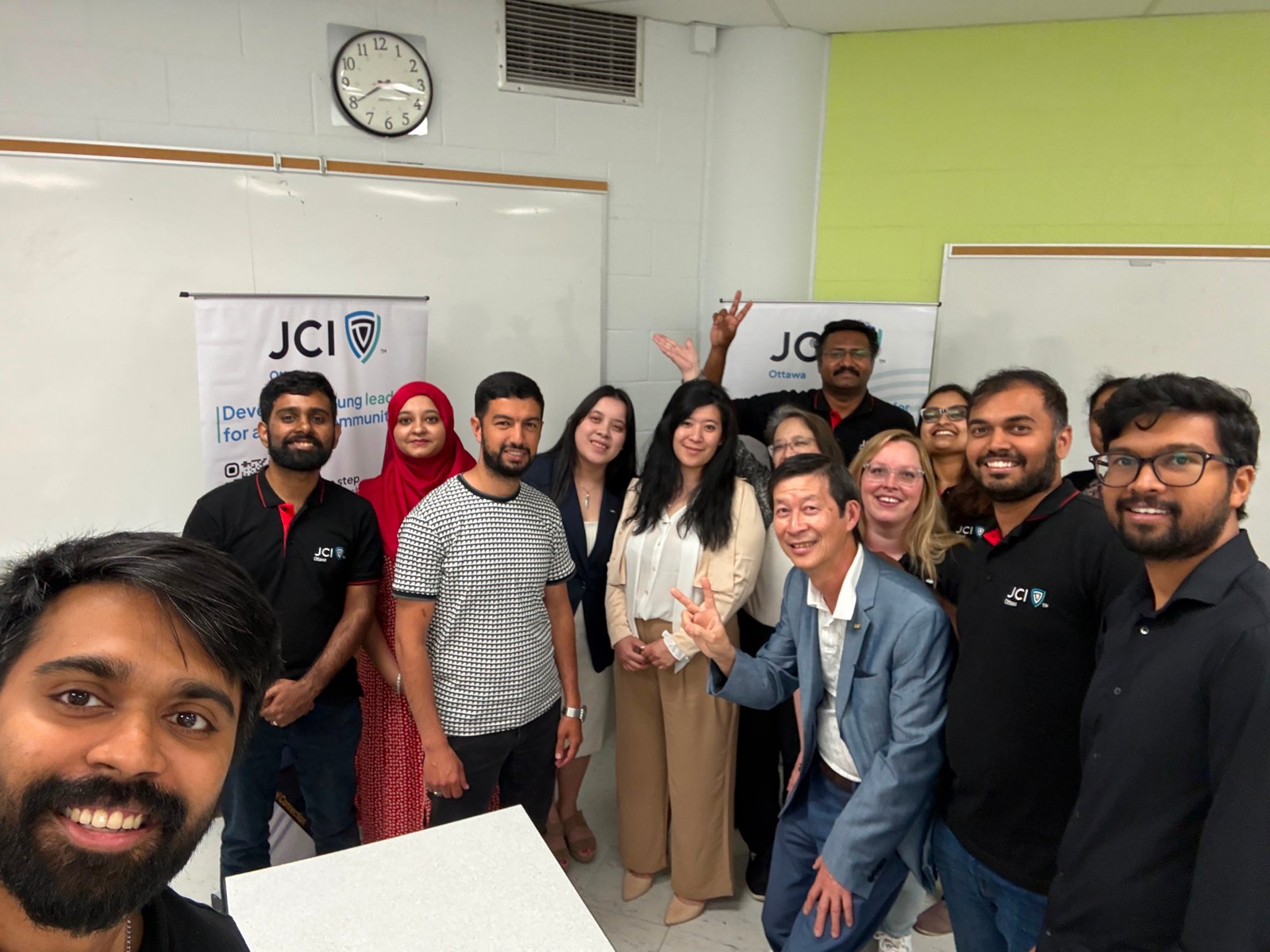 JCI Ottawa members — diverse and welcoming community